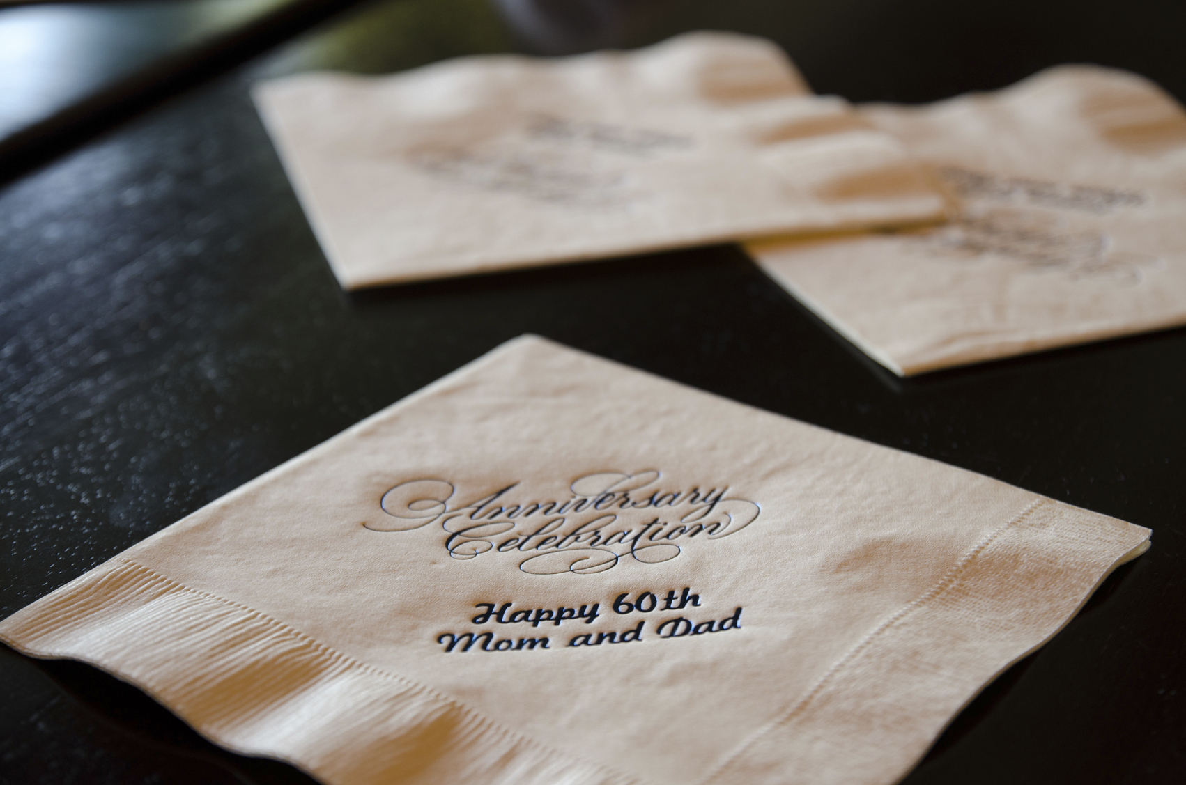 Anniversary Napkin Anniversary Napkin
