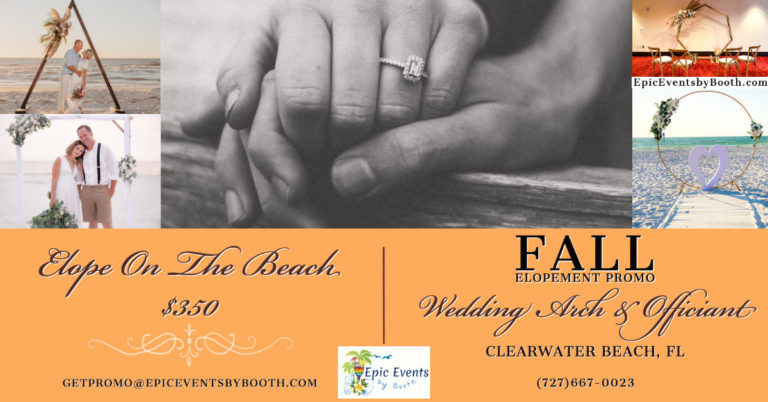 Elope On The Beach - Fall Promo